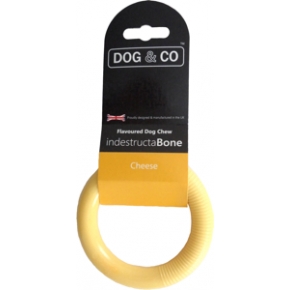 Dog & Co Dental Chew Small Ring Cheese 4 Inch Hem & Boo